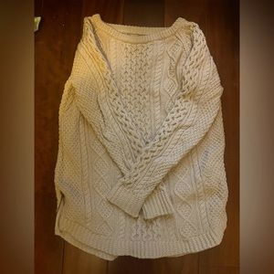 L. L. Bean Fisherman sweater, size medium